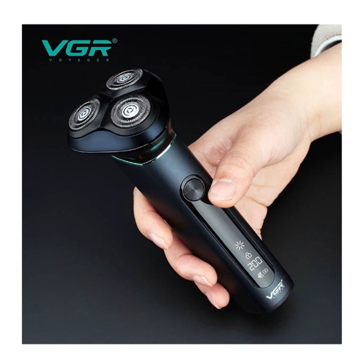 ماشین اصلاح سه تیغ وی جی ار اصلی مدل v310 ماشین صفر زن