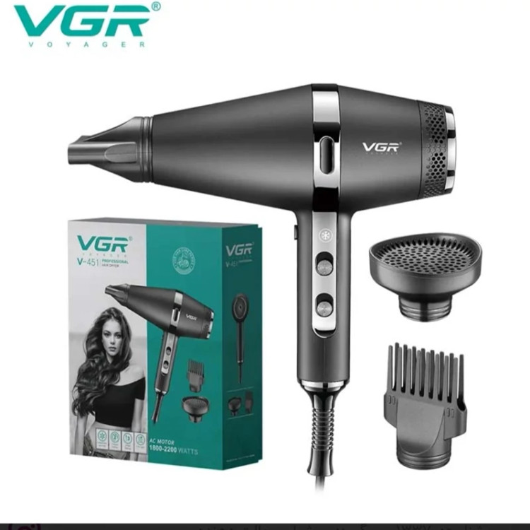 سشوار حرفه ای وی جی ار مدل V-451