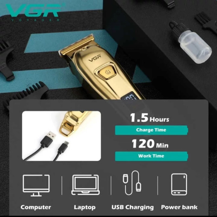 ماشین اصلاح و خط زن وی جی ار مدل v965