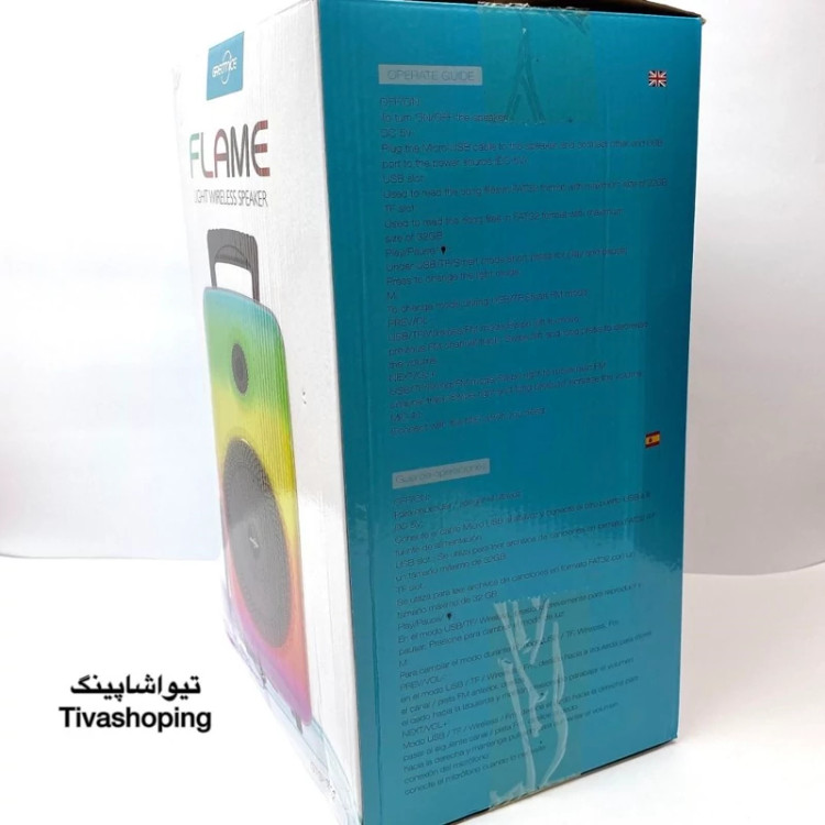 اسپیکر بلوتوثی قابل حمل میکروفون دار گریت نایس مدل GTS-1802